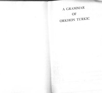 خرید و دانلود نسخه کامل کتاب A Grammar of Orkhon Turkic (Uralic and Altaic)