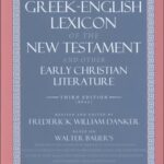 خرید و دانلود نسخه کامل کتاب A Greek-English Lexicon of the New Testament and Other Early Christian Literature, 3rd Edition