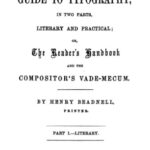 خرید و دانلود نسخه کامل کتاب A guide to typography,: In two parts, literary and practical; or, The reader’s handbook and the compositor’s vade-mecum