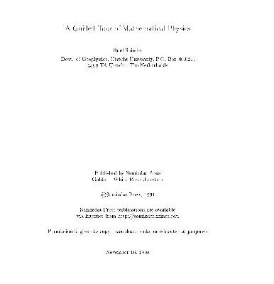 خرید و دانلود نسخه کامل کتاب A Guided Tour of Mathematical Physics
