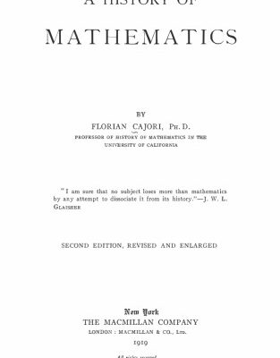 خرید و دانلود نسخه کامل کتاب A History of Mathematics