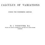خرید و دانلود نسخه کامل کتاب A history of the progress of the calculus of variations during the nineteenth century