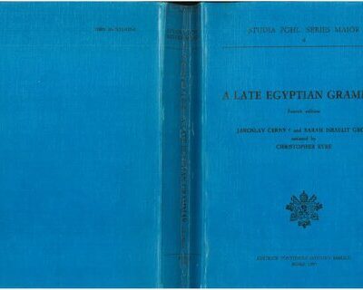 خرید و دانلود نسخه کامل کتاب A Late Egyptian Grammar