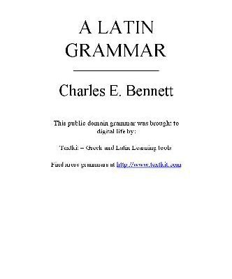 خرید و دانلود نسخه کامل کتاب A Latin Grammar