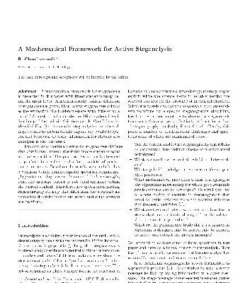 خرید و دانلود نسخه کامل کتاب A Mathematical Framework for Active Steganalysis