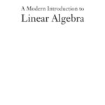 خرید و دانلود نسخه کامل کتاب A Modern Introduction to Linear Algebra