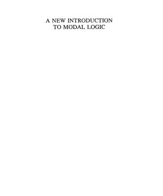 خرید و دانلود نسخه کامل کتاب A New Introduction to Modal Logic