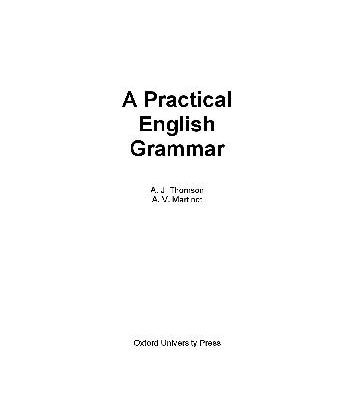 خرید و دانلود نسخه کامل کتاب A Practical English Grammar