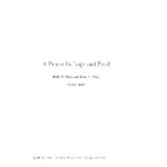 خرید و دانلود نسخه کامل کتاب A Primer for Logic and Proof