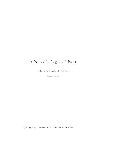خرید و دانلود نسخه کامل کتاب A Primer for Logic and Proof_68af509b44a55.jpeg خرید و دانلود نسخه کامل کتاب A Primer for Logic and Proof