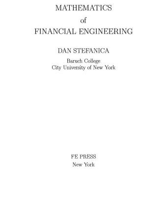 خرید و دانلود نسخه کامل کتاب A Primer for the Mathematics of Financial Engineering and Soulutions Manual, 1ed, PDF