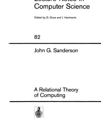 خرید و دانلود نسخه کامل کتاب A Relational Theory of Computing