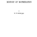 خرید و دانلود نسخه کامل کتاب A short account of the history of mathematics