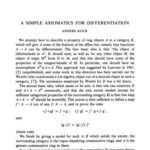 خرید و دانلود نسخه کامل کتاب A Simple Axiomatics for Differentiation