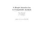 خرید و دانلود نسخه کامل کتاب A simple introduction to computable analysis