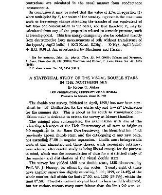 خرید و دانلود نسخه کامل کتاب A Statistical Study of the Visual Double Stars in the Northern Sky (1915)(en)(5s)