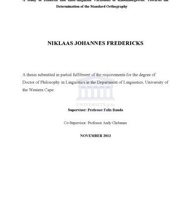 خرید و دانلود نسخه کامل کتاب A Study of Dialectal and Inter-linguistic Variations of Khoekhoegowab: Towards the Determination of the Standard Orthography
