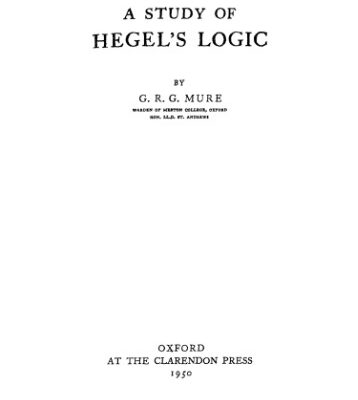 خرید و دانلود نسخه کامل کتاب A study of Hegel’s logic
