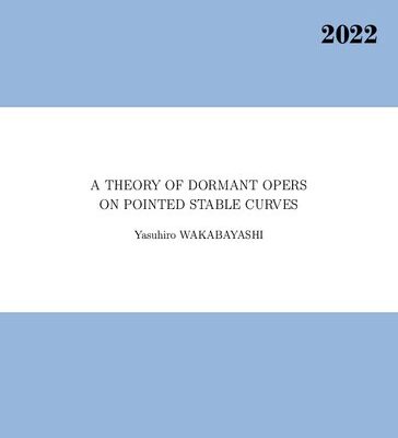 خرید و دانلود نسخه کامل کتاب A theory of dormant opers on pointed stable curves