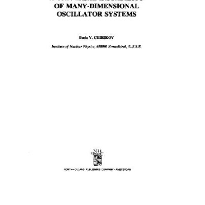 خرید و دانلود نسخه کامل کتاب A universal instability of many-dimensional oscillator systems