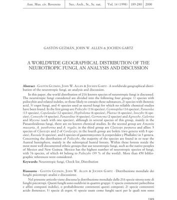 خرید و دانلود نسخه کامل کتاب A worldwide geographical distribution of neurotropic fungi, an analysis and discussion