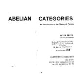 خرید و دانلود نسخه کامل کتاب Abelian categories. Introduction to theory of functors