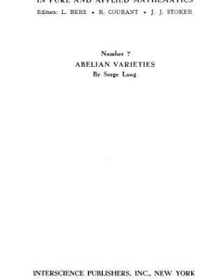 خرید و دانلود نسخه کامل کتاب Abelian varieties