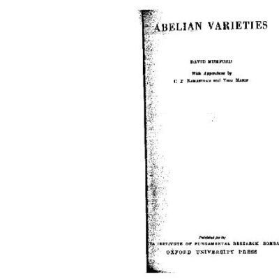 خرید و دانلود نسخه کامل کتاب Abelian varieties