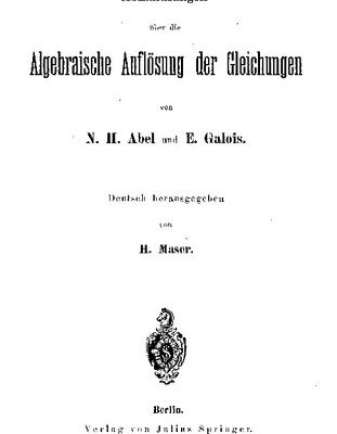 خرید و دانلود نسخه کامل کتاب Abhandlungen über die Algebraische Auflösung der Gleichungen