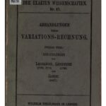 خرید و دانلود نسخه کامل کتاب Abhandlungen über Variationsrechnung (1762, 1779), (1786), (1837)