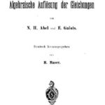 خرید و دانلود نسخه کامل کتاب Abhandlungen ueber die algebraische Aufloesung der Gleichungen