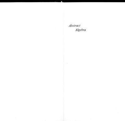 خرید و دانلود نسخه کامل کتاب Abstract Algebra