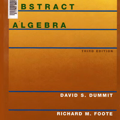 خرید و دانلود نسخه کامل کتاب Abstract algebra