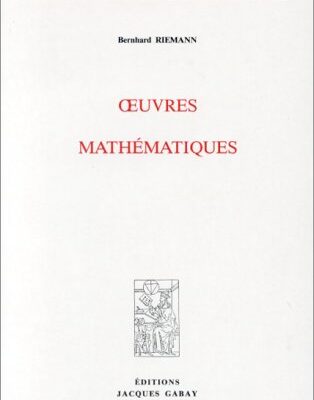 خرید و دانلود نسخه کامل کتاب ¦uvres mathématiques