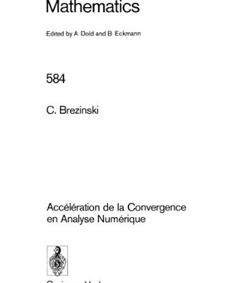 خرید و دانلود نسخه کامل کتاب Accélération de la Convergence en Analyse Numérique