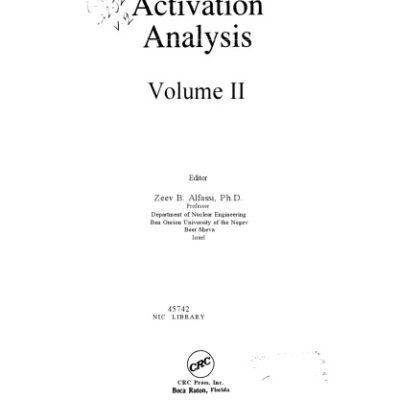 خرید و دانلود نسخه کامل کتاب Activation Analysis, Volume II