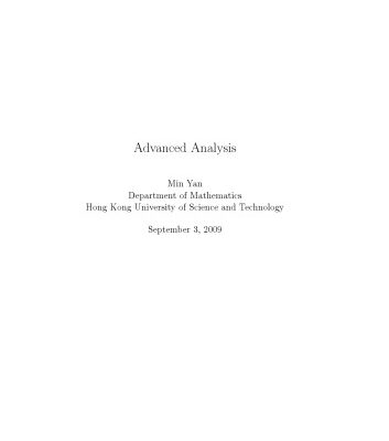 خرید و دانلود نسخه کامل کتاب Advanced Analysis