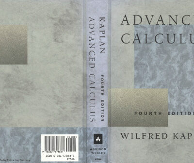 خرید و دانلود نسخه کامل کتاب Advanced Calculus (4th Edition)