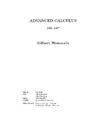 خرید و دانلود نسخه کامل کتاب Advanced calculus