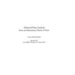 خرید و دانلود نسخه کامل کتاب Advanced Data Analysis from an Elementary Point of View