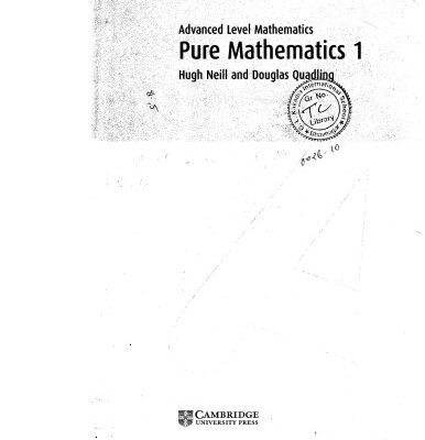 خرید و دانلود نسخه کامل کتاب Advanced Level Mathematics: Pure Mathematics 1