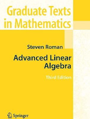 خرید و دانلود نسخه کامل کتاب Advanced linear algebra