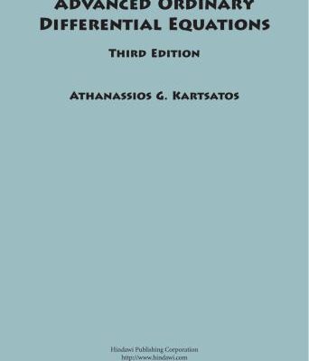 خرید و دانلود نسخه کامل کتاب Advanced Ordinary Differential Equations