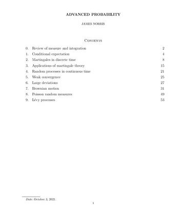 خرید و دانلود نسخه کامل کتاب Advanced Probability