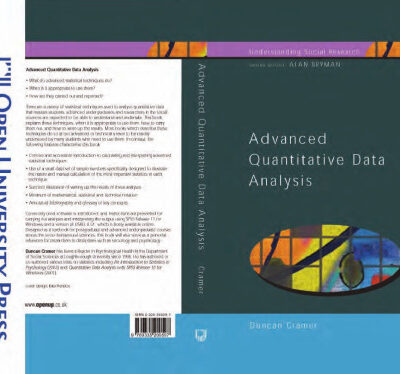 خرید و دانلود نسخه کامل کتاب Advanced Quantative Data Analysis