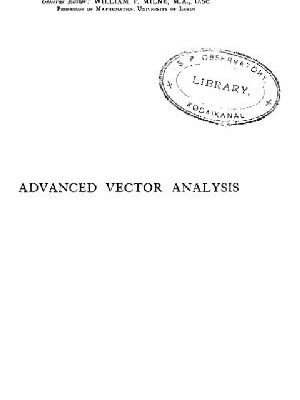 خرید و دانلود نسخه کامل کتاب Advanced Vector Analysis with Application to Mathematical Physics