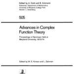 خرید و دانلود نسخه کامل کتاب Advances in Complex Function Theory: Proceedings of Seminars Held at Maryland University, 1973/74