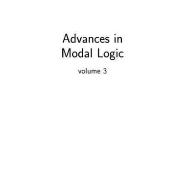 خرید و دانلود نسخه کامل کتاب Advances in modal logic