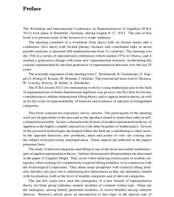 خرید و دانلود نسخه کامل کتاب Advances in Representation Theory of Algebras