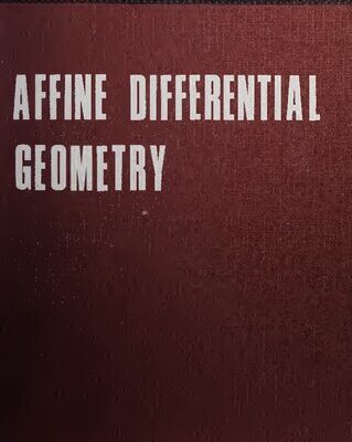 خرید و دانلود نسخه کامل کتاب Affine Differential Geometry